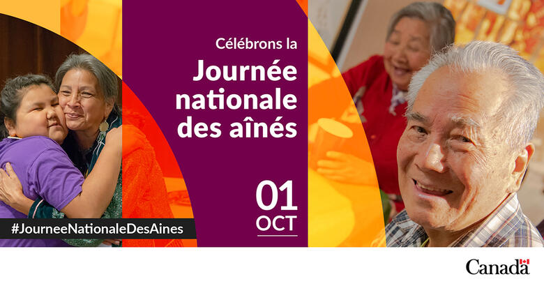 Journée nationale des aînés - le mercredi 1er octobre